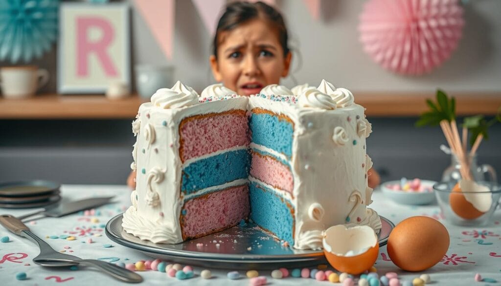 Gender Reveal Cake Troubleshooting