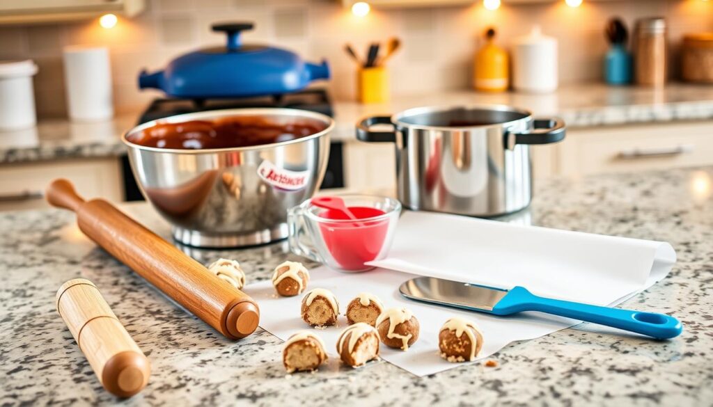 Kitchen Tools for Butterfinger Balls