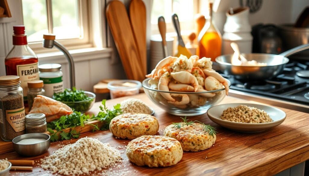 Maryland Style Crab Cakes Preparation