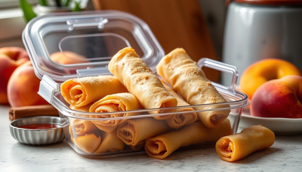 Peach Cobbler Egg Rolls Storage Tips