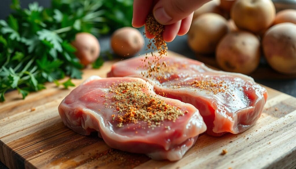 Seasoning Pork Chops for Slow Cooker