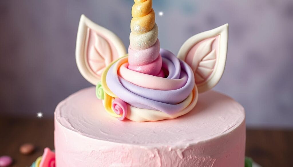 Unicorn Cake Fondant Horn and Ears