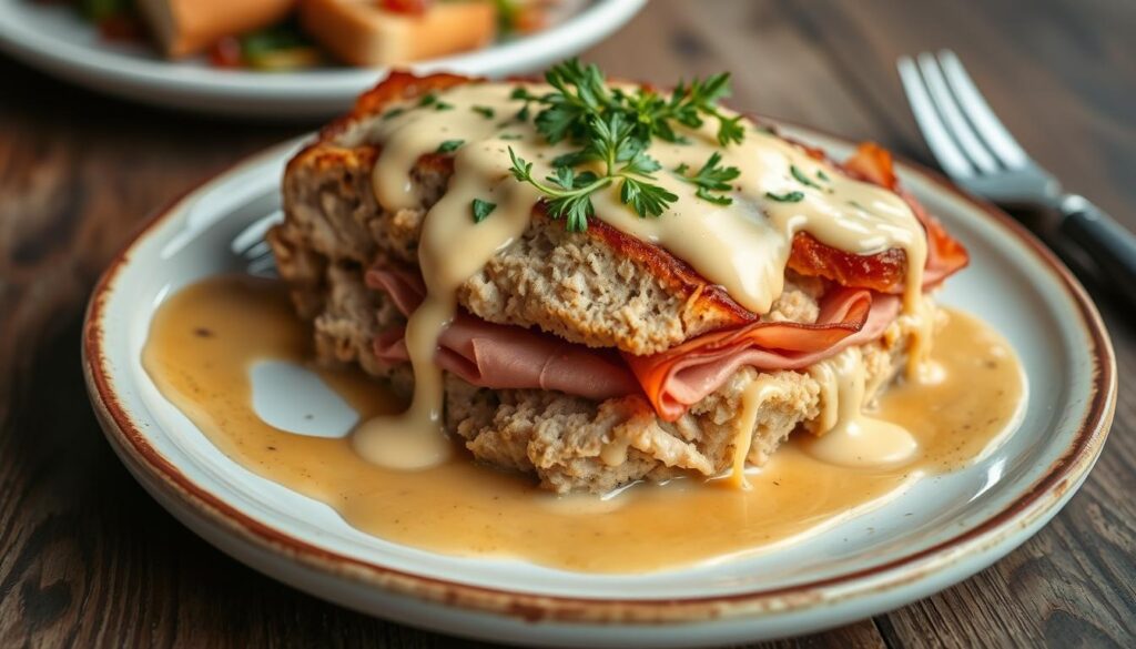 chicken cordon bleu meatloaf