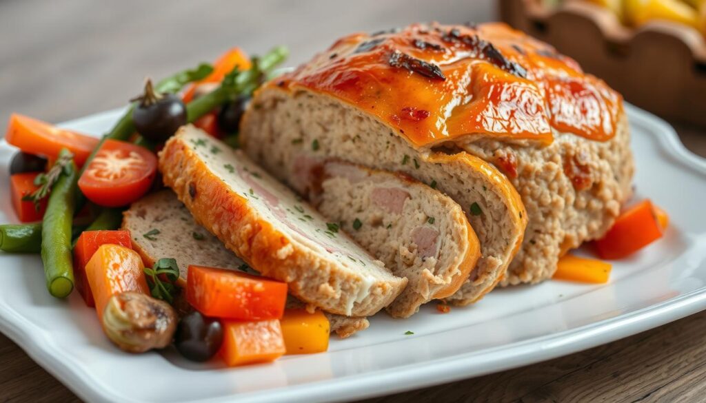 chicken cordon bleu meatloaf