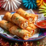 crab cake egg rolls