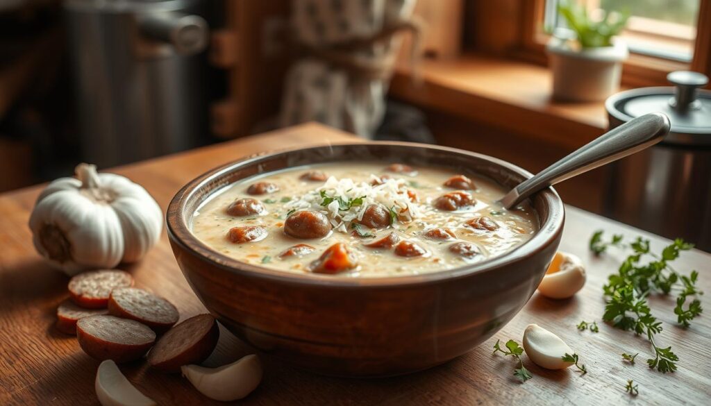 creamy parmesan cheese soup