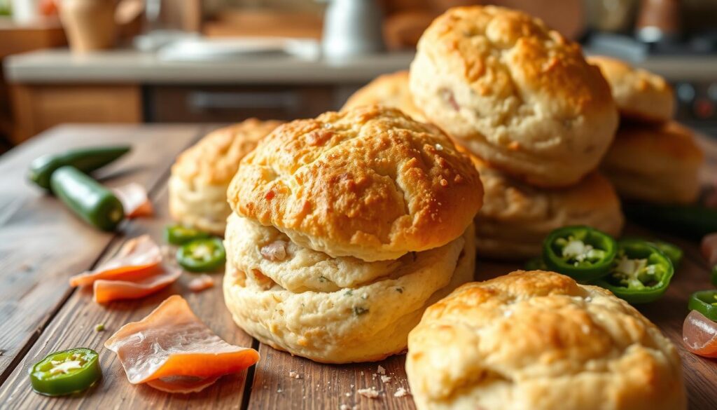 ham and jalapeno biscuits