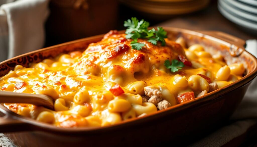 mac and cheese meatloaf casserole