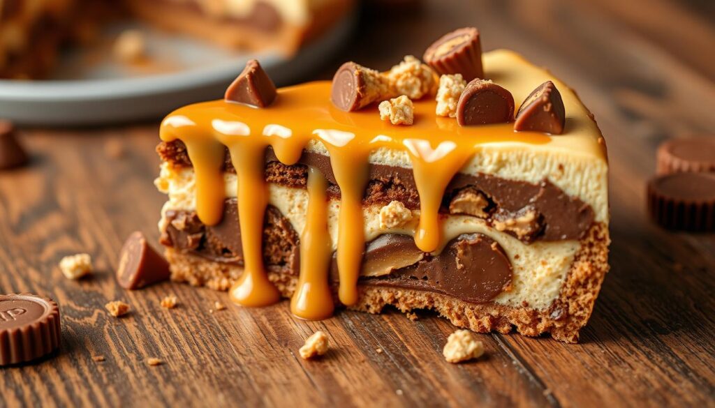 reese's caramel cheesecake