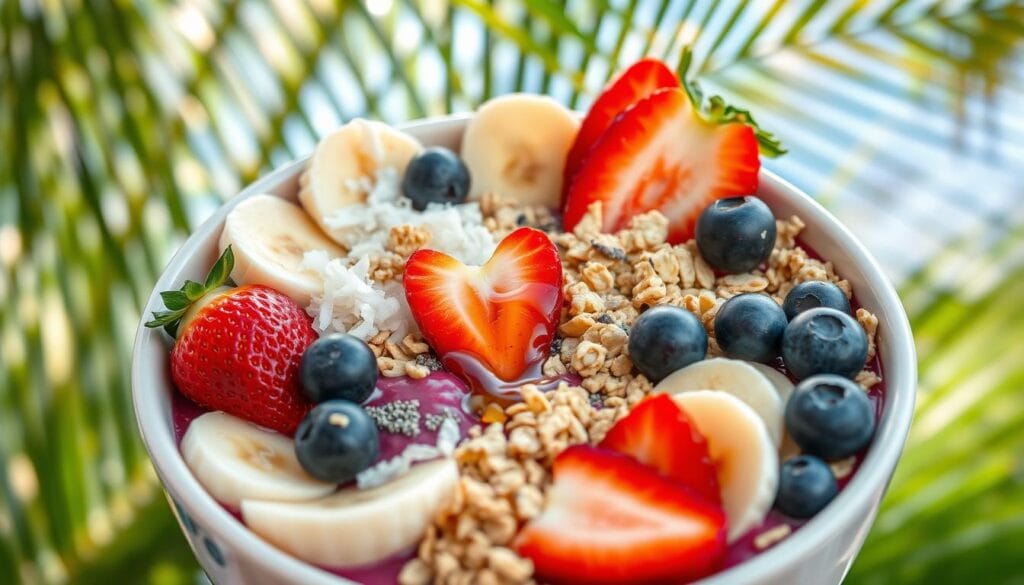 Acai Bowl Toppings Variety