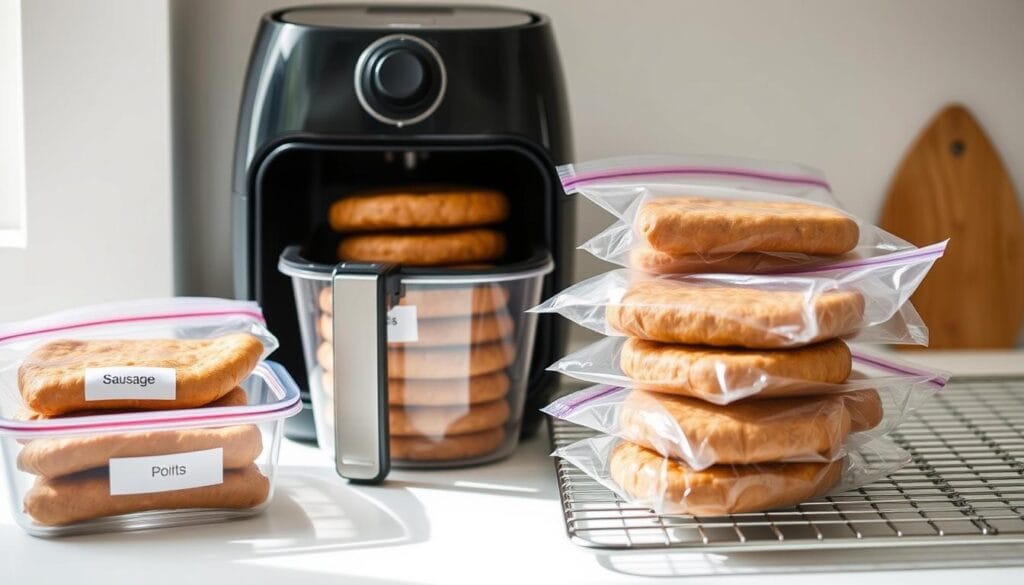 Air Fryer Sausage Patties Storage