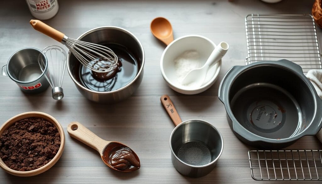 Baking Tools for Chocolate Cake