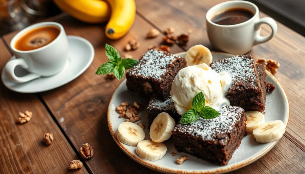 Banana Brownies Serving Suggestions