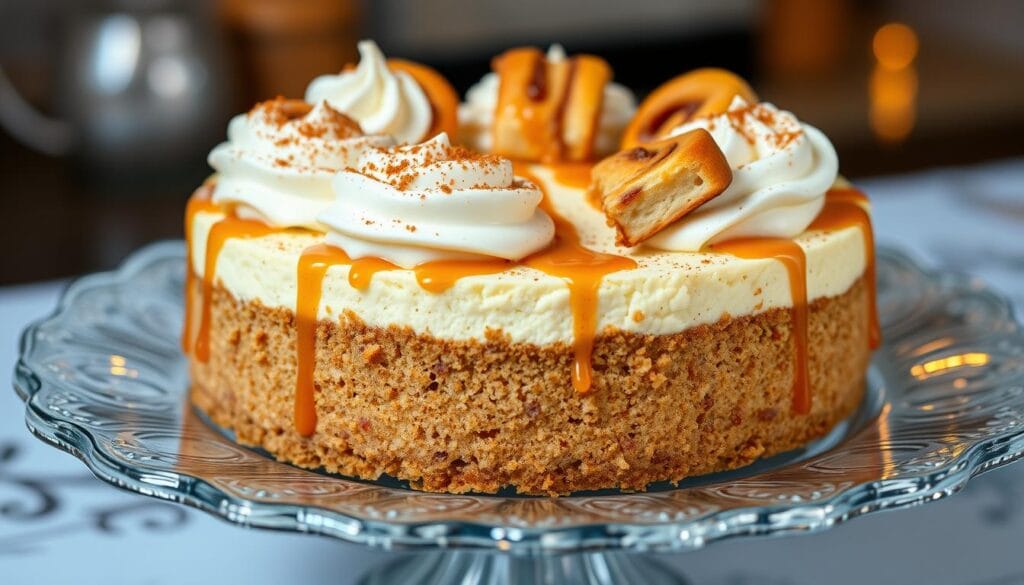 CINNAMON ROLL CHEESECAKE