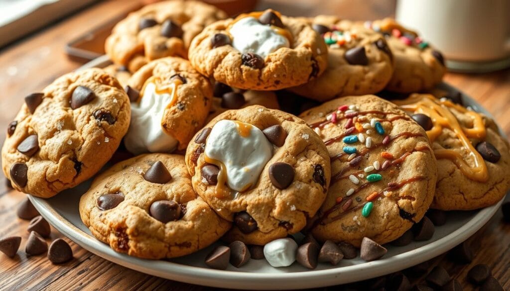 Chocolate Chip Marshmallow Cookies Variations