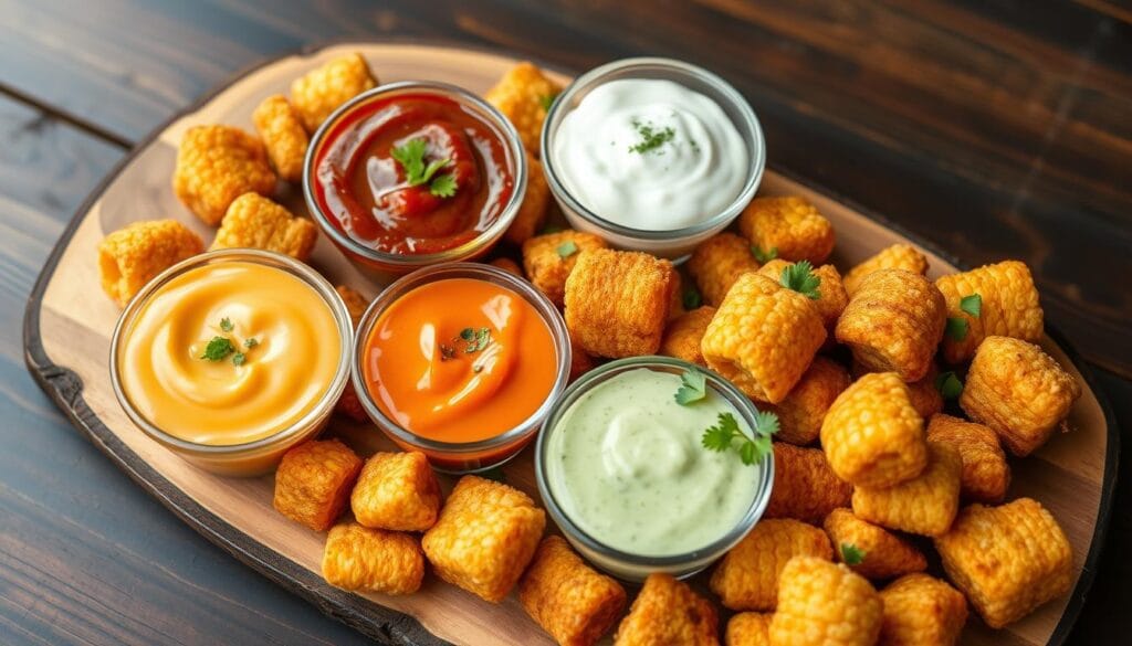 Corn Nuggets Dipping Sauces