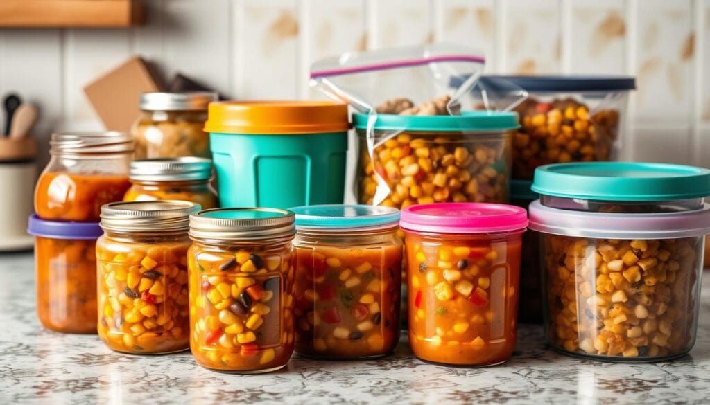 Freezing Taco Soup Containers