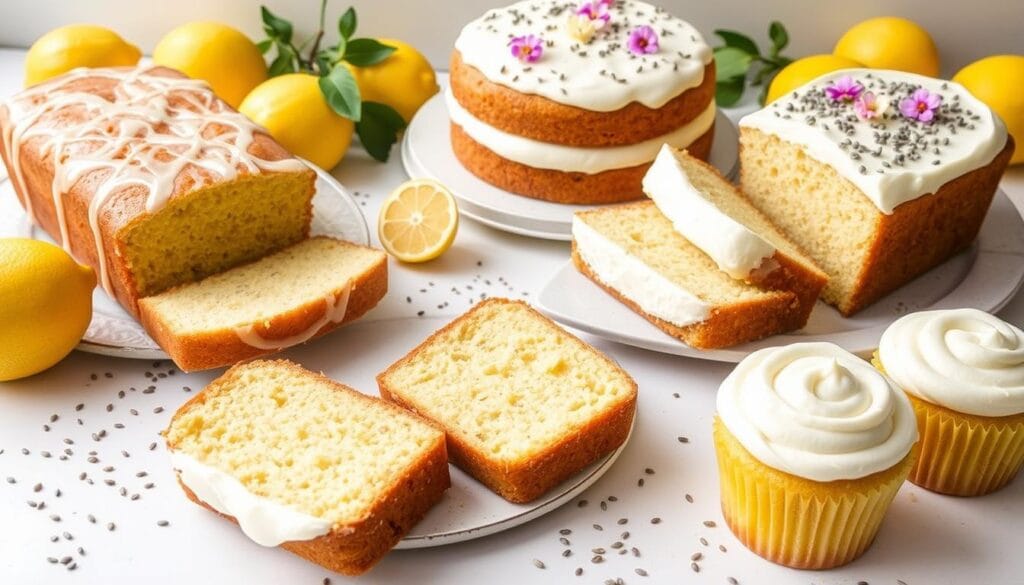 Lemon Poppy Seed Cake Variations