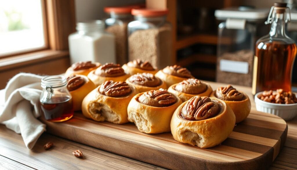 Pecan Rolls Storage and Serving Tips