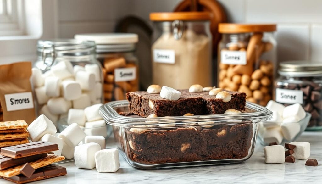 S'mores Brownies Storage Tips