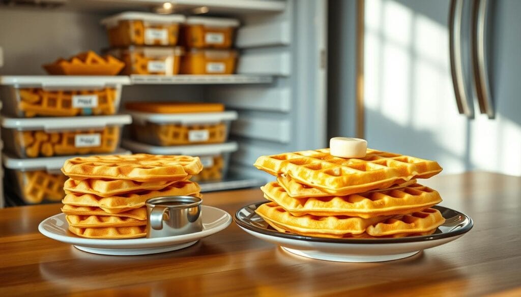 Storing and Reheating Bisquick Waffles