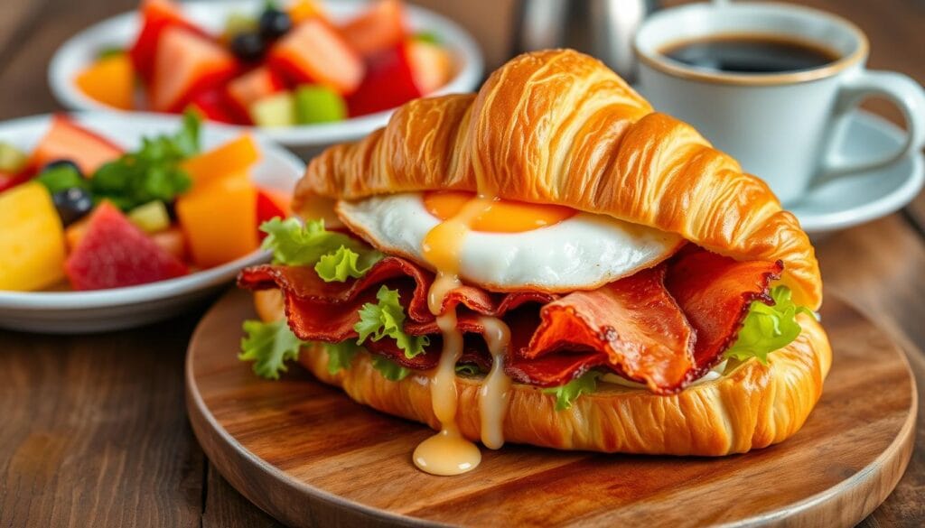 croissant sandwich